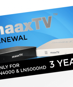 MAAXTV LN4000/5000 - 3 Year Renewal Card / PIN
